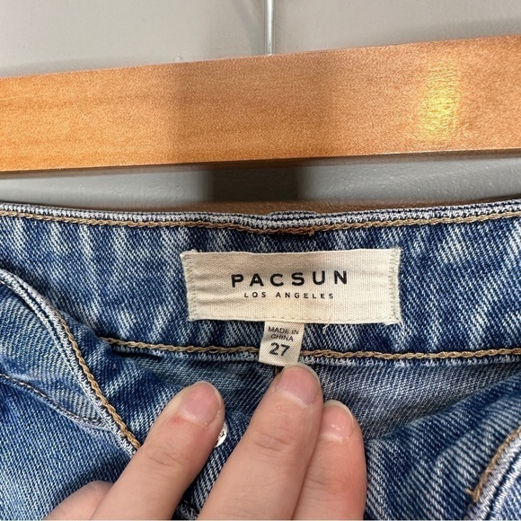 Pacsun distressed denim mini skirt - Picture 3 of 6